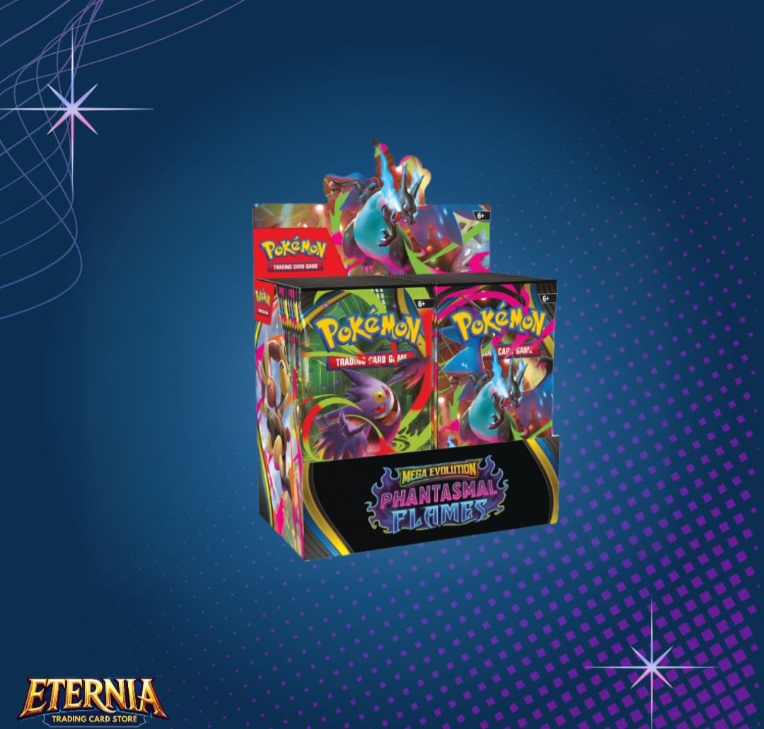 Booster Box Phantasmal Flames. Español